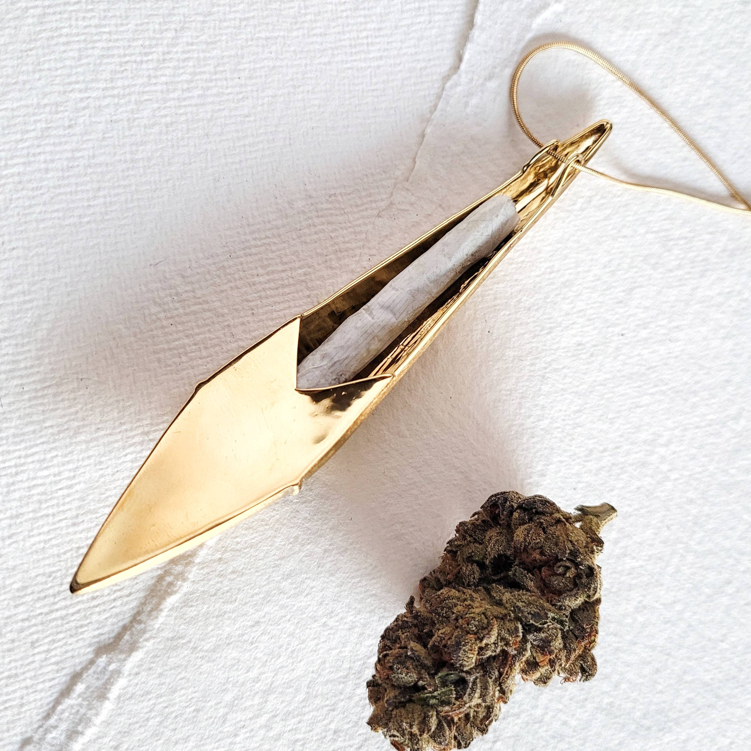 Brass gnome keepsake pendant locket Necklace