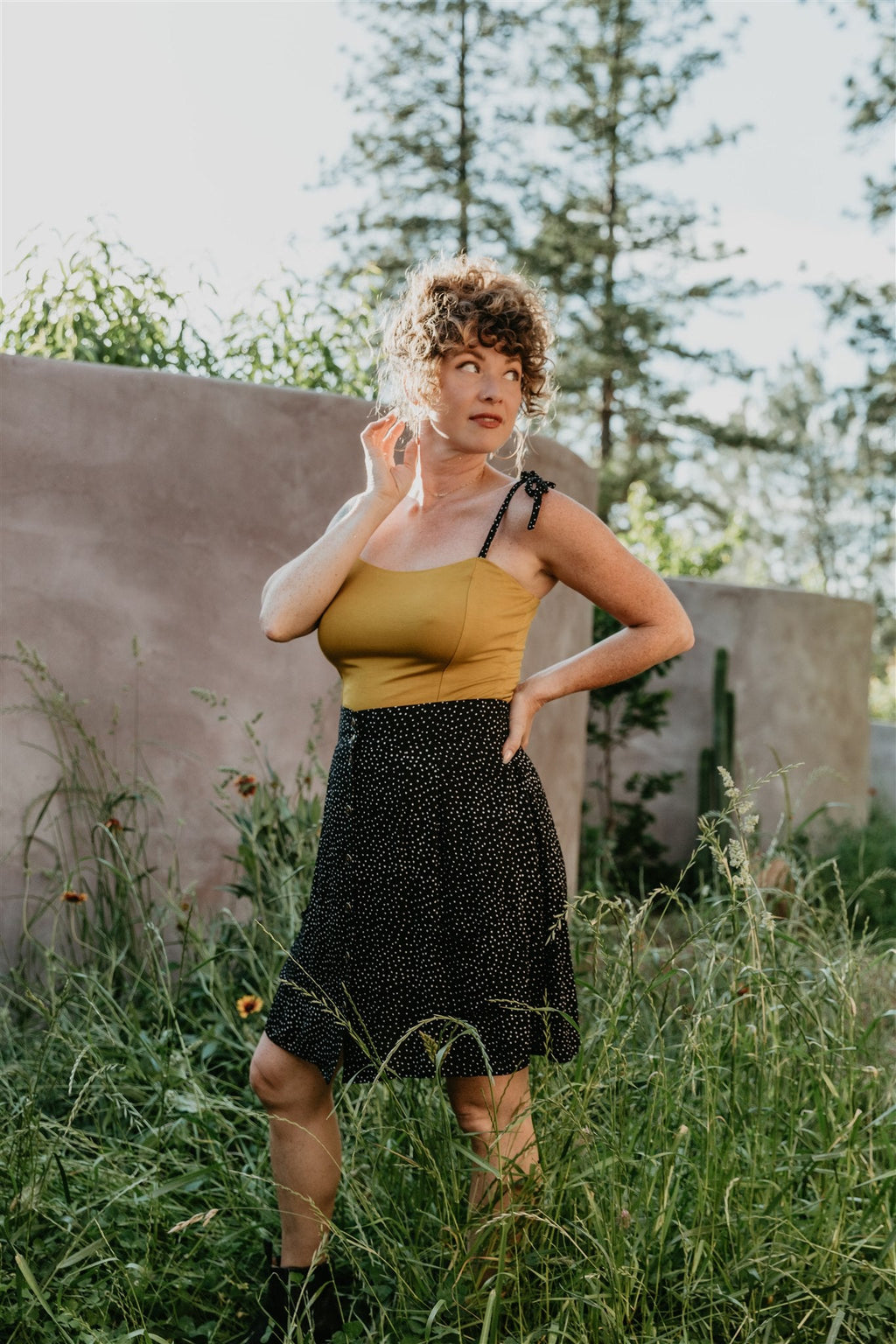 Minnie Top in Mustard Modal