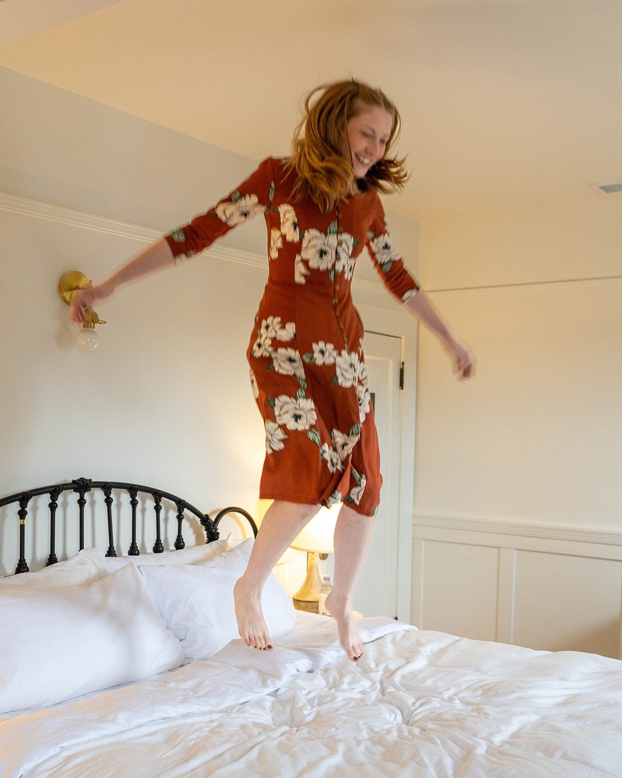 Fiona Dress in Sienna Magnolia