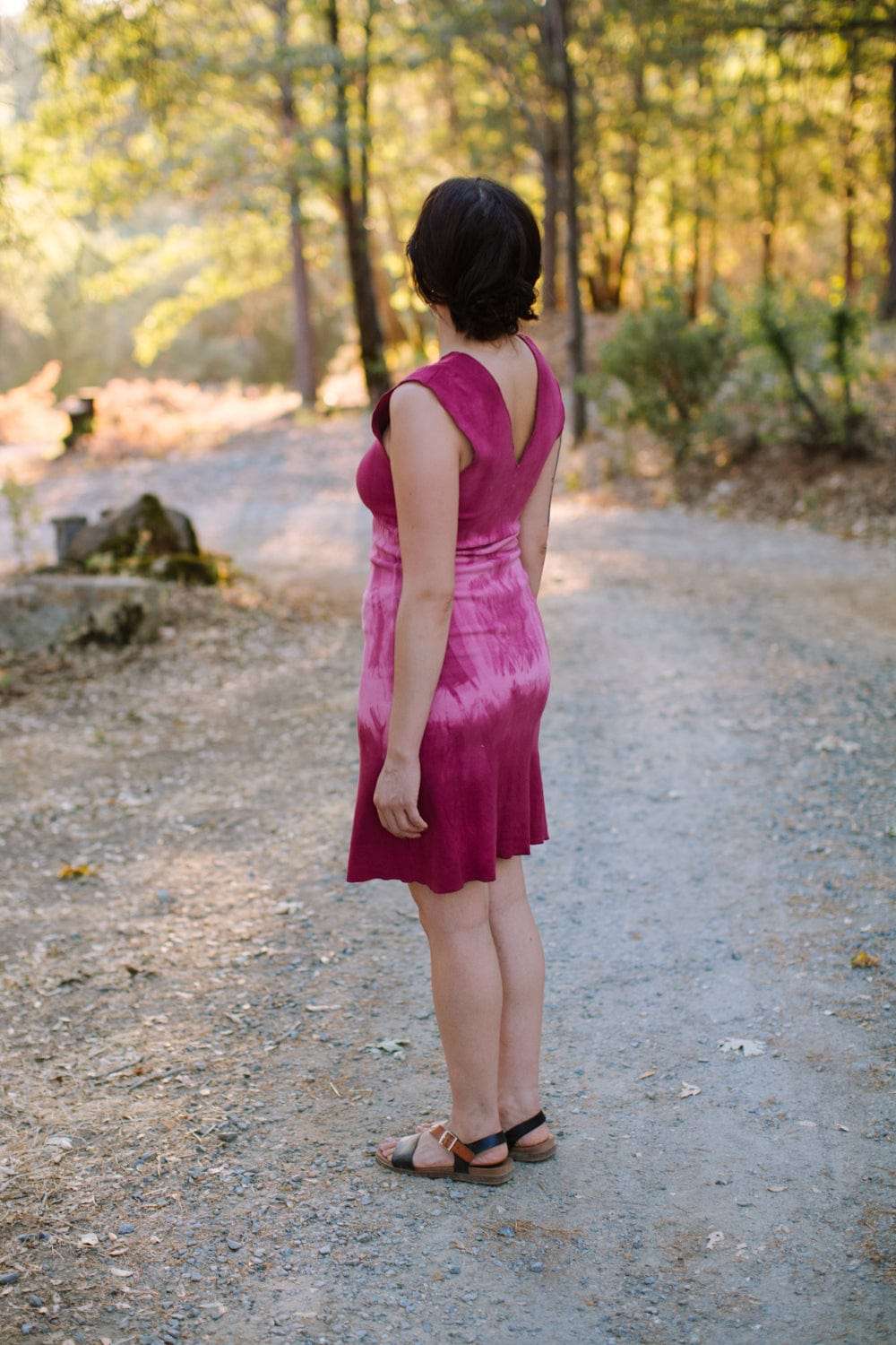 Slinky Dress in Dragon Fruit
