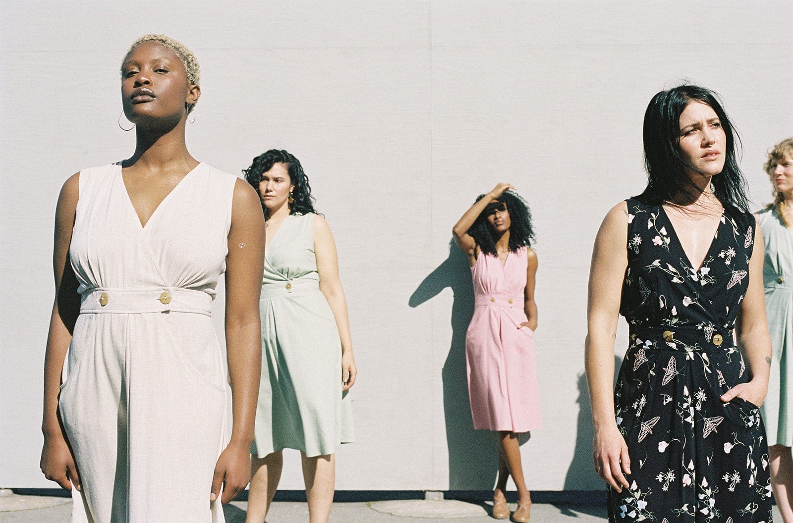 Winona Dress in Oat Linen