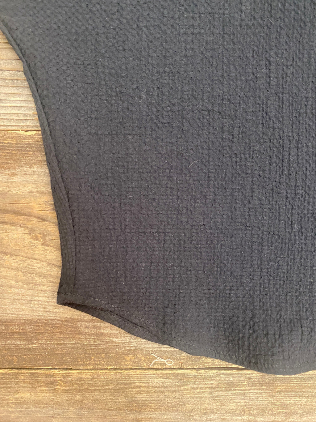 Dolman Top in Black Texture